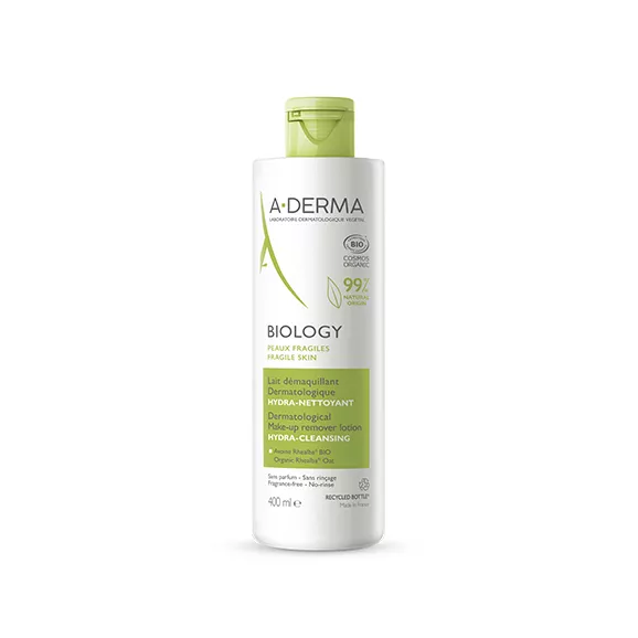 A-Derma Biology Leite Desmaquilhante 400ml