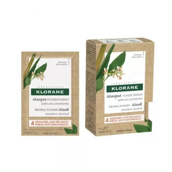 Klorane Capilar Galanga Máscara-Pó 8x3g
