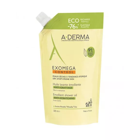 A-Derma Exomega Control Óleo Duche Recarga 500ml