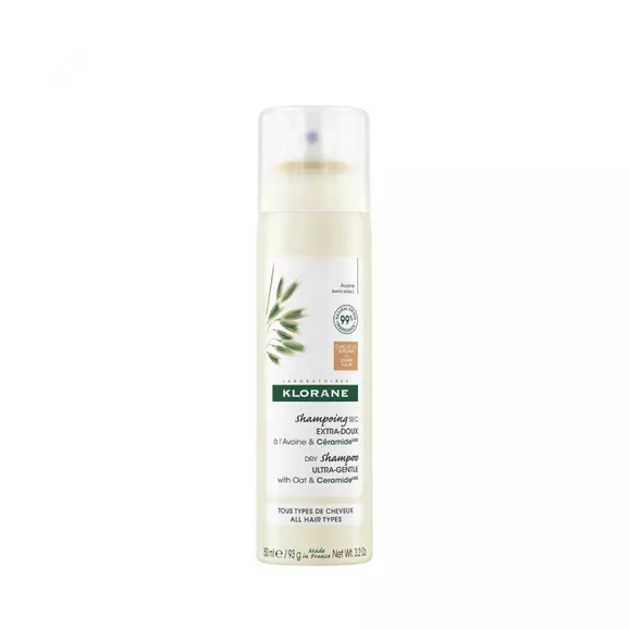 Klorane Capilar Shampoo Seco Aveia e Ceramida Cabelos Castanhos 150ml