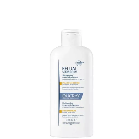 Ducray Kelual Squanorm Shampoo Caspa Seca 200ml