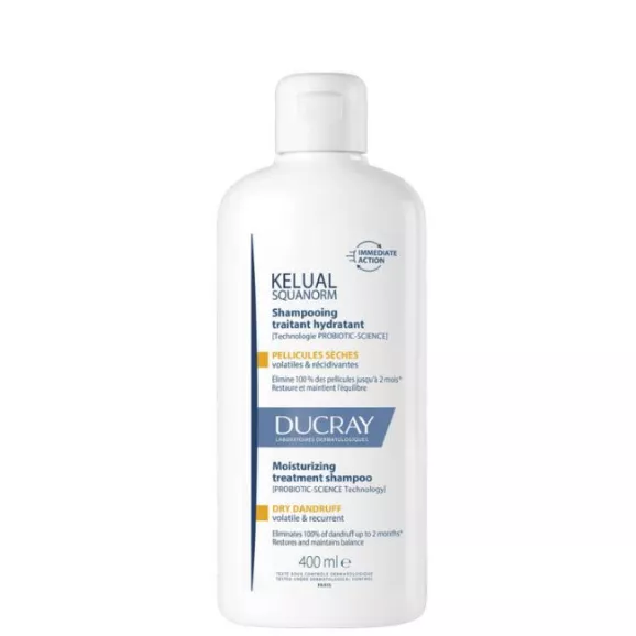 Ducray Kelual Squanorm Shampoo Caspa Seca 400ml