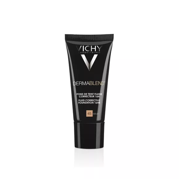 Vichy Dermablend Base Corretora Fluida 45 Gold 30ml