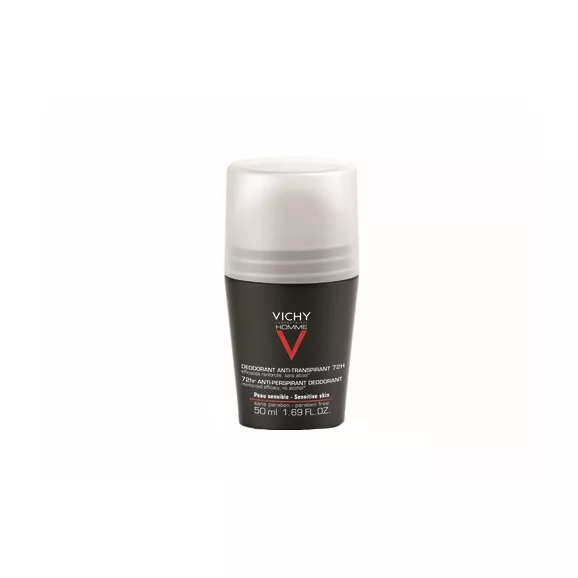 Vichy Homme Desodorizante Roll-On Antitranspirante Controlo Extremo 72h 50ml