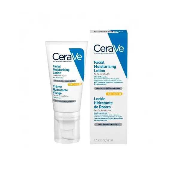 CeraVe Rosto Loção Facial Hidratante FPS30 52ml