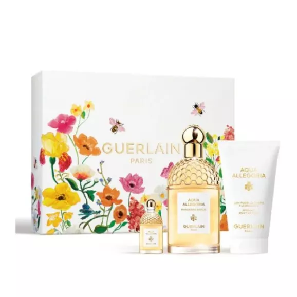 Guerlain Aqua Allegoria Mandarine Basilic Coffret Eau de Toilette 125ml 3Pcs