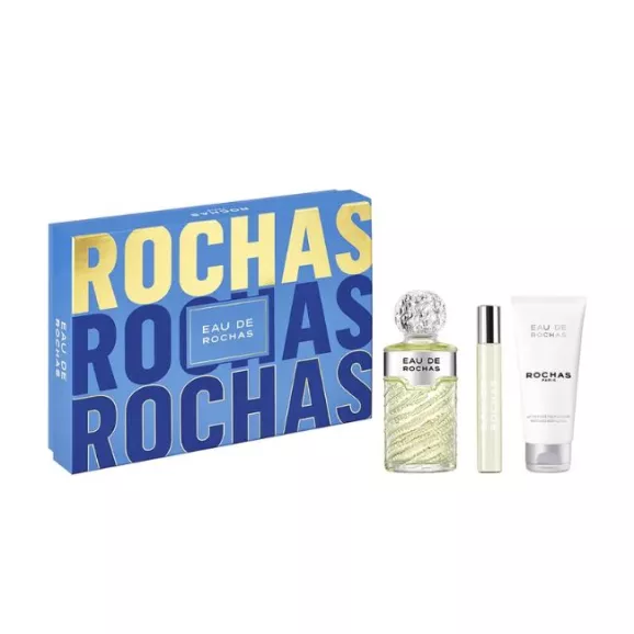 Rochas Eau De Rochas Femme Coffret Eau de Toillete 100ml 3Pcs