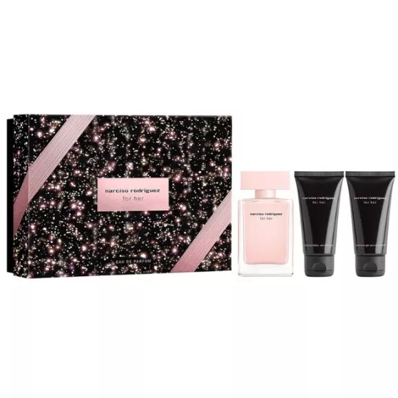 Narciso Rodriguez For Her Coffret Eau de Parfum 50ml 3Pcs