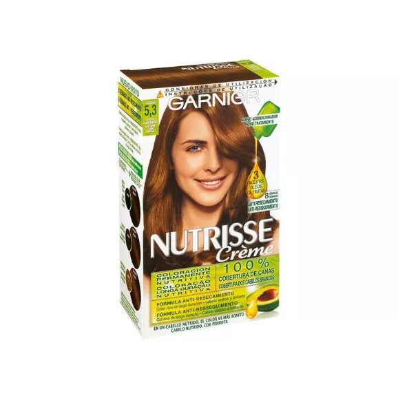 Garnier Nutrisse Crème 5.3 Castanho Claro Dourado
