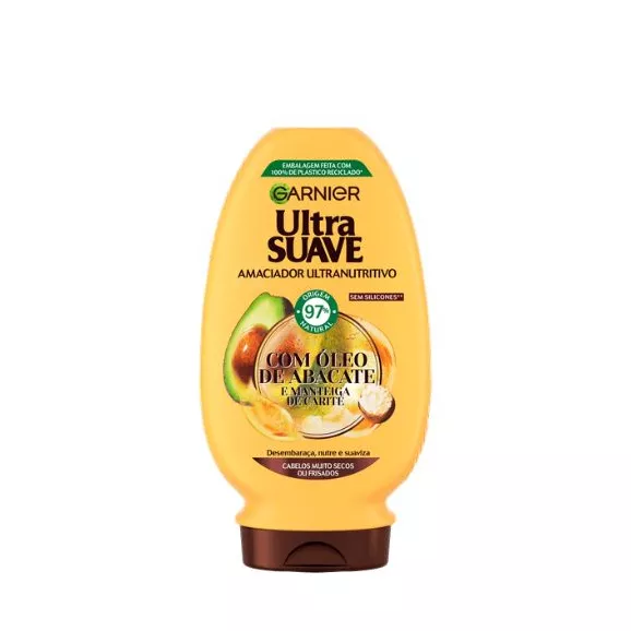 Garnier Ultra Suave Amaciador Abacate Cabelos Muito Secos ou Frisados 200ml