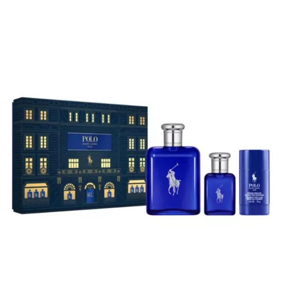 Ralph Lauren Polo Blue Coffret Eau de Toilette 125ml 3Pcs
