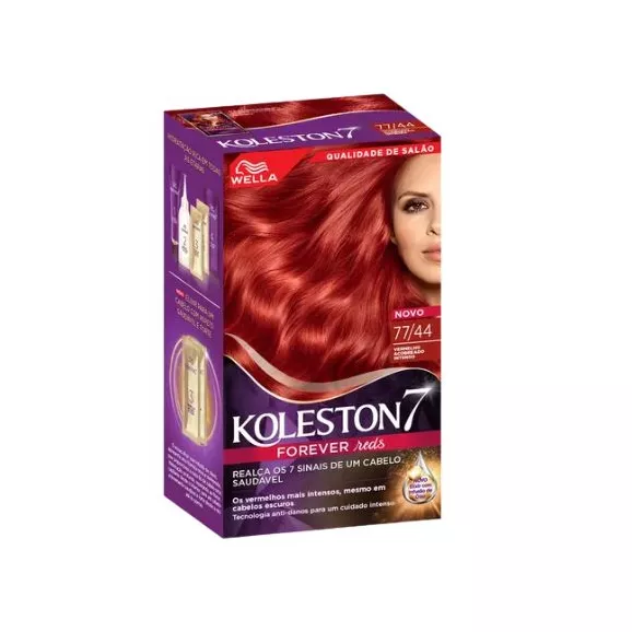 Wella Koleston 77/44 Vermelho Acobreado Intenso