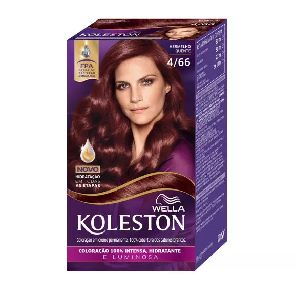 Wella Koleston 4/66 Vermelho Quente