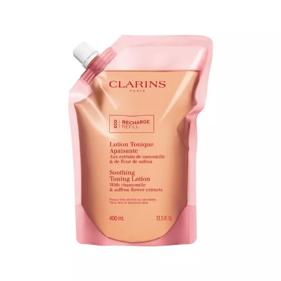 Clarins Lotion Tonique Apaisante Peles Muito Secas/Sensíveis Recarga 400ml 