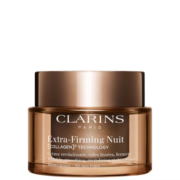 Clarins Extra-Firming Nuit Creme de Noite Firmeza com Colagénio Todos Tipos de Pele 40+ 50ml