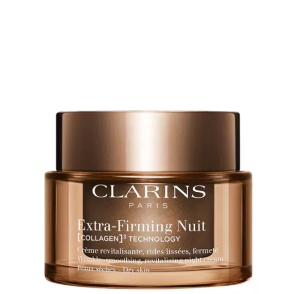 Clarins Extra-Firming Nuit Creme de Noite Firmeza com Colagénio Pele Seca 40+ 50ml