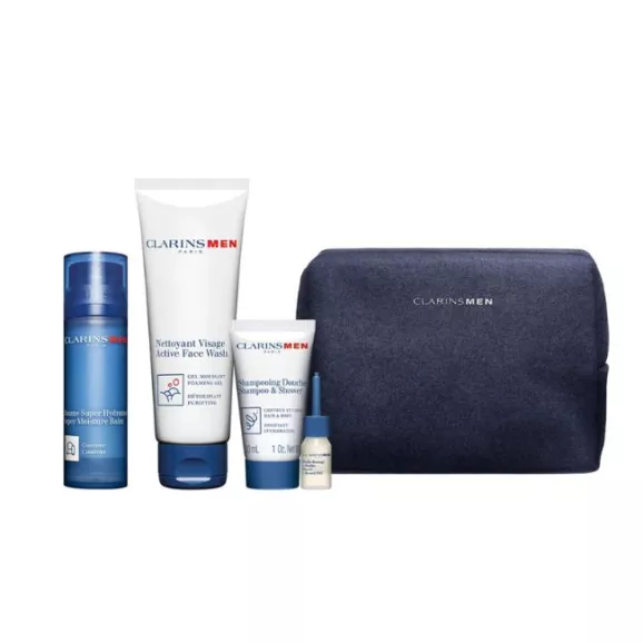 ClarinsMen Coffret Essenciais de Hidratação 125ml 5Pcs