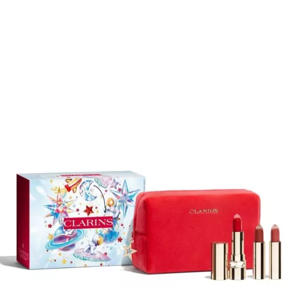 Clarins Coffret Coleção Joli Rouge 3,5g 4Pcs