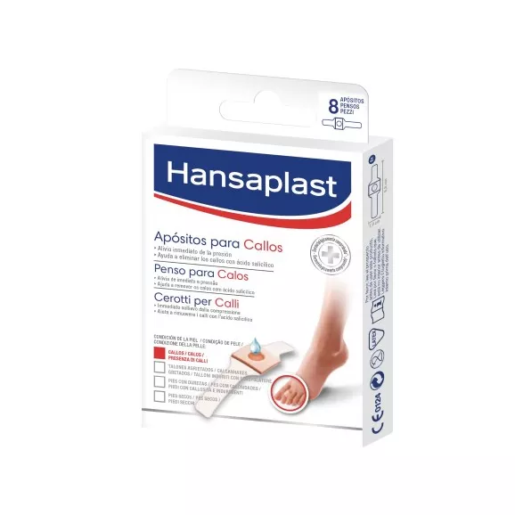 Hansaplast Pensos para Calos com Ácido Salicílico 8un.