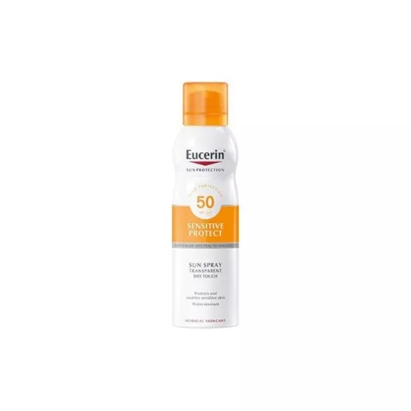 Eucerin Solar Sensitive Protect Spray Toque Seco SPF50 200ml