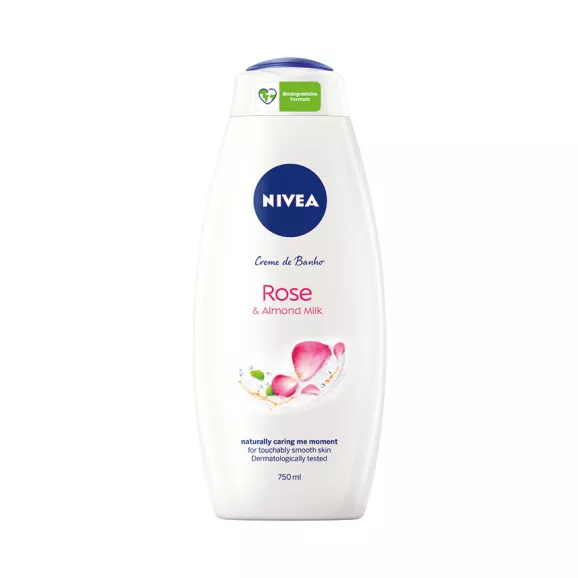 Nivea Gel de Banho Rose & Almond Milk 750ml
