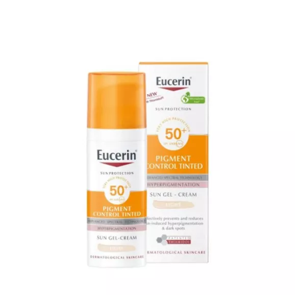 Eucerin Sun Pigment Control Gel-Creme Tom Claro FPS 50+ 50ml 