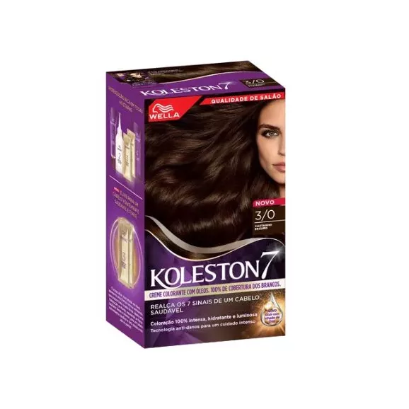 Wella Koleston 3/0 Castanho Escuro