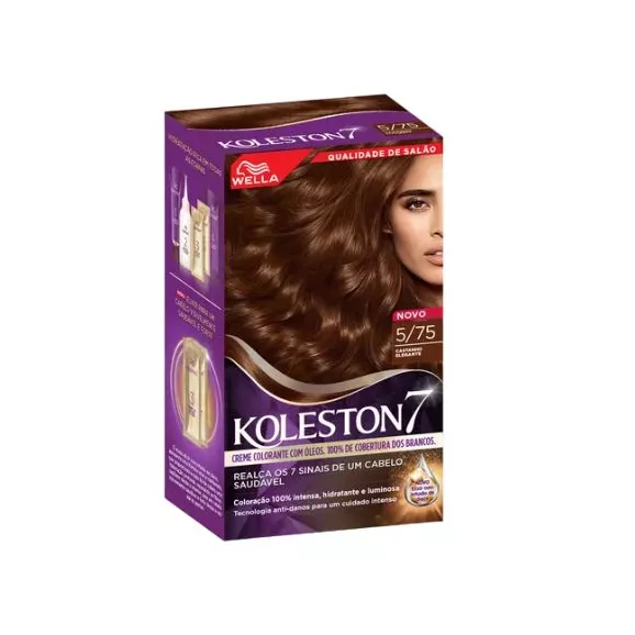 Wella Koleston 5/75 Castanho Elegante