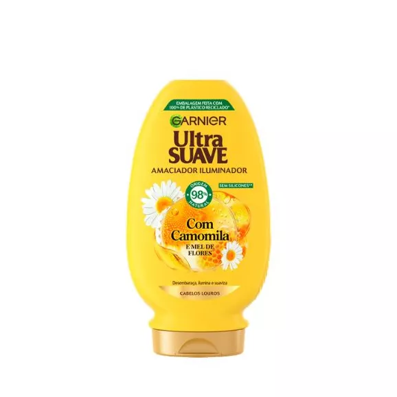 Garnier Ultra Suave Amaciador Camomila Cabelos Louros 200ml