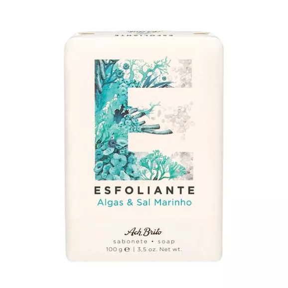 Ach. Brito Sabonete Esfoliante Algas e Sal Marinho 100g
