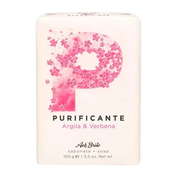 Ach. Brito Sabonete Purificante Argila e Verbena 100g