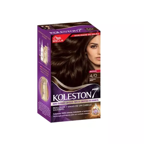 Wella Koleston 4/0 Castanho Medio