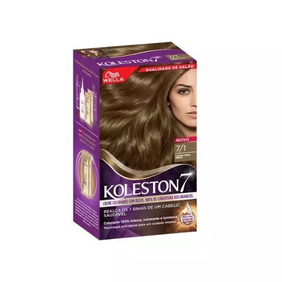 Wella Koleston 7/1 Louro Cinza Medio