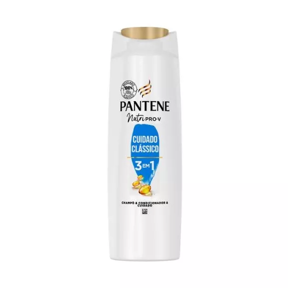 Pantene Champô 3 em 1 Cuidado Clássico 300ml