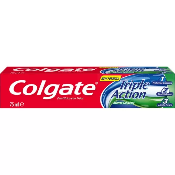 Colgate Pasta de Dentes Anti-Cáries Menta Tripla Ação 75ml