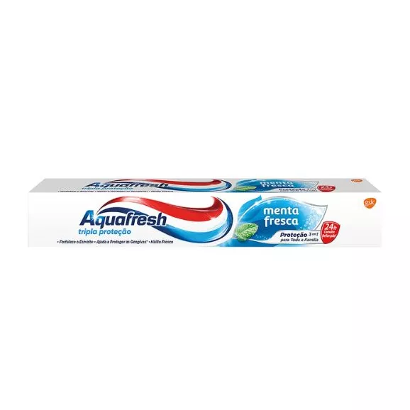 Aquafresh Pasta de Dentes Tripla Ação Menta Fresca 75ml
