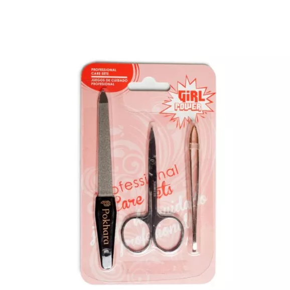 Girl Power Conjunto Profissional Cuidados de Mãos 3Pcs