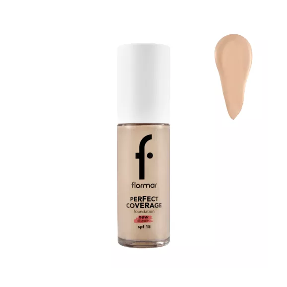 Flormar Perfect Coverage Foundation 130 Light Beige 30ml