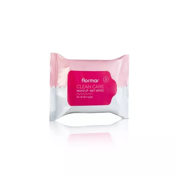 Flormar Clean Care Makeup Wet Wipes 20un