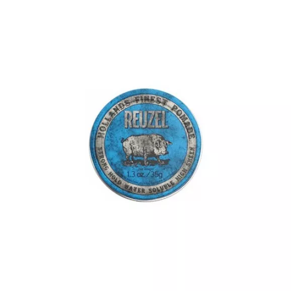 Reuzel Blue Pomade - Strong Hold Water Soluble High Sheen 35g
