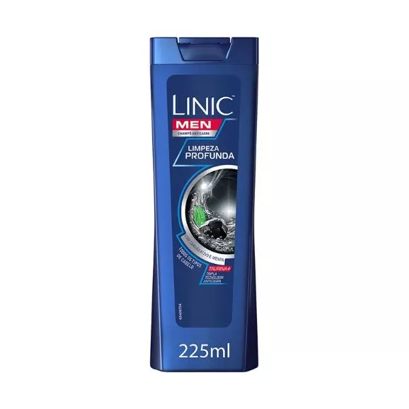 Linic Champô For Men Limpeza Profunda 225ml