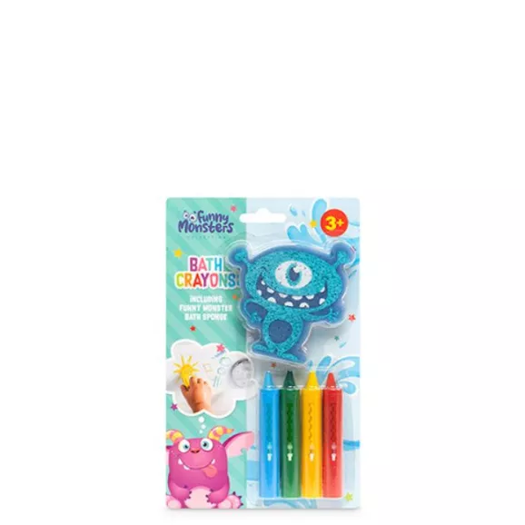 Funny Monsters Coffret Lápis Cera 3Pcs