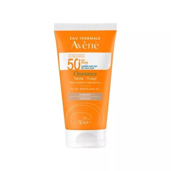 Avène Cleanance Solar SPF50+ com Cor 50ml