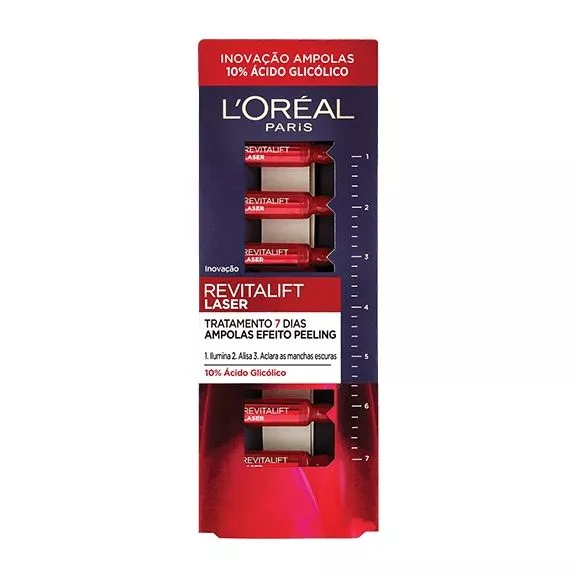 Loreal W. Revitalift Laser Ampolas Efeito Peeling (7X1ml)