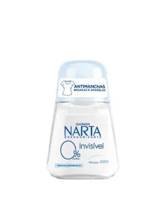 Garnier Narta Desodorizante Roll On Invisível 0% Alcóol 50ml