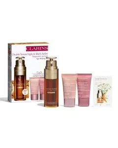 Clarins Coffret Rotina 30+ Double Serum Light e Multi Active 50ml 4Pcs