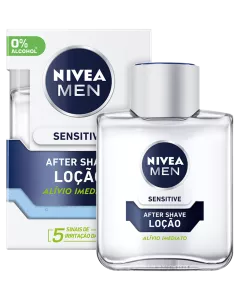 Nivea Men Sensitive After-Shave Loção 100ml