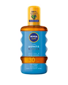 Nivea Sun Protect & Bronze Oleo Spray Fp30 200ml