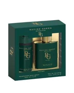 Racing Green For Men Coffret Eau de Toilette 100ml 3Pcs