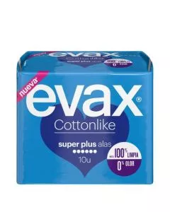 Evax Cottonlike C/ Alas Noite 10un.